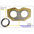 Big S valve wear plate and wear ring hard alloy DN230 for putzmeister pumping
